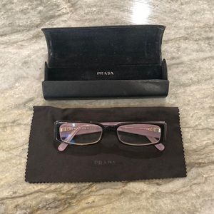 Prada eyeglasses-black and purple VPR10F